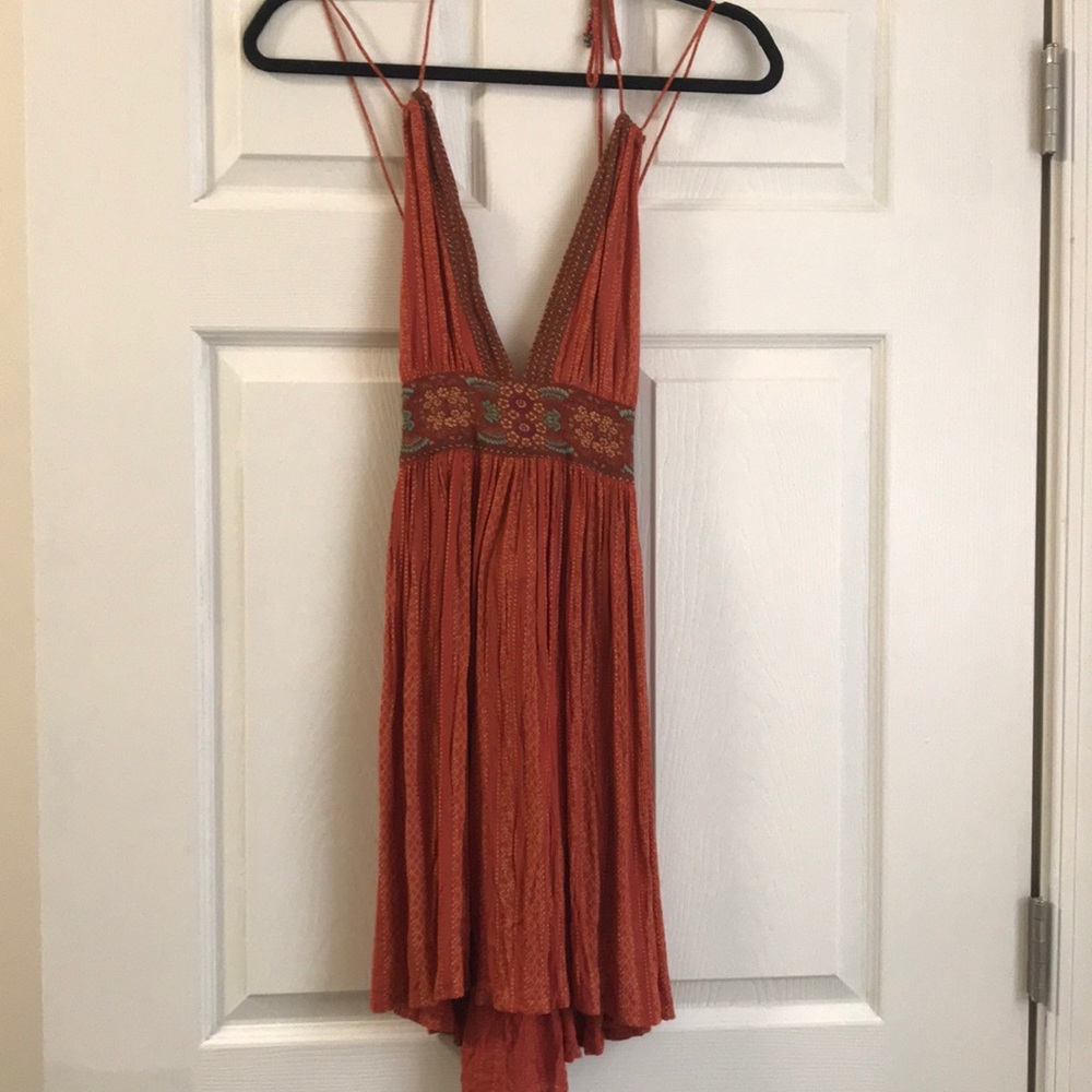 Urban Outfitters orange sun dress